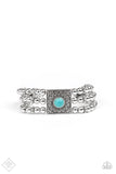 Solstice Soul - Blue Bracelet - Paparazzi Accessories Bracelet Bedazzle Me Pretty Mobile Fashion Boutique