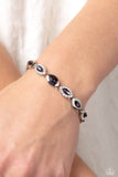 Some Serious Sparkle - Purple Bracelet - Paparazzi Accessories Bracelet Bedazzle Me Pretty Mobile Fashion Boutique