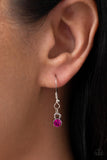 Sonata Swing - Pink Necklace - Paparazzi Accessories Necklace Bedazzle Me Pretty Mobile Fashion Boutique