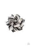 Sonic BLOOM - Black Hair Clip - Paparazzi Accessories Hair Clip Bedazzle Me Pretty Mobile Fashion Boutique