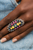 Sonoran Solstice - Blue Ring - Paparazzi Accessories Ring Bedazzle Me Pretty Mobile Fashion Boutique