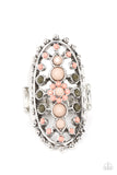 Sonoran Solstice - Pink Ring - Paparazzi Accessories Ring Bedazzle Me Pretty Mobile Fashion Boutique