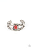 Sonoran Soul Searcher - Red Bracelet - Paparazzi Accessories Bracelet Bedazzle Me Pretty Mobile Fashion Boutique
