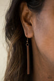 Sonoran Storm - Copper Necklace - Paparazzi Accessories Necklace Bedazzle Me Pretty Mobile Fashion Boutique