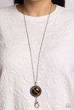 Sonoran Summer - Brown Lanyard - Paparazzi Accessories Lanyard Bedazzle Me Pretty Mobile Fashion Boutique