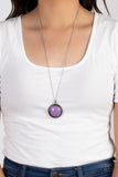 Sonoran Summer - Purple Necklace - Paparazzi Accessories Necklace Bedazzle Me Pretty Mobile Fashion Boutique