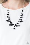 Soon To Be Mrs. - Black Necklace - Paparazzi Accessories Necklace Bedazzle Me Pretty Mobile Fashion Boutique