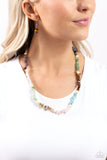 Soothing Stones - Multi Necklace - Paparazzi Accessories Necklace Bedazzle Me Pretty Mobile Fashion Boutique