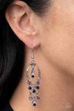 Sophisticated Starlet - Purple Earrings - Paparazzi Accessories Earrings Bedazzle Me Pretty Mobile Fashion Boutique