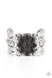 Southern Eden - Black Bracelet - Paparazzi Accessories Bracelet Bedazzle Me Pretty Mobile Fashion Boutique