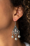 Southern Expressions - Silver Earrings - Paparazzi Accessories Bedazzle Me Pretty Mobile Fashion Boutique