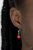 Southern Roots - Red Necklace - Paparazzi Accessories Necklace Bedazzle Me Pretty Mobile Fashion Boutique