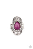 Southern Sage - Purple Ring - Paparazzi Accessories Ring Bedazzle Me Pretty Mobile Fashion Boutique