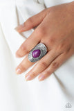 Southern Sage - Purple Ring - Paparazzi Accessories Ring Bedazzle Me Pretty Mobile Fashion Boutique