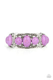 Southern Splendor - Purple Bracelet - Paparazzi Accessories Bracelet Bedazzle Me Pretty Mobile Fashion Boutique