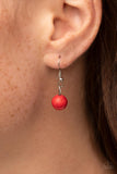 Southwest Paradise - Red Necklace - Paparazzi Accessories Necklace Bedazzle Me Pretty Mobile Fashion Boutique