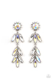 Space Age Sparkle - Yellow Post Earrings - Paparazzi Accessories Post Earrings Bedazzle Me Pretty Mobile Fashion Boutique
