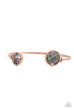 Space Oracle - Copper Bracelet - Paparazzi Accessories Bracelet Bedazzle Me Pretty Mobile Fashion Boutique