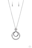 Spanish Sizzle - Black Necklace - Paparazzi Accessories Necklace Bedazzle Me Pretty Mobile Fashion Boutique