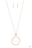 Spanish Sizzle - Gold Necklace - Paparazzi Accessories Necklace Bedazzle Me Pretty Mobile Fashion Boutique