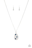 Sparkle All The Way - Blue Necklace - Paparazzi Accessories Necklace Bedazzle Me Pretty Mobile Fashion Boutique