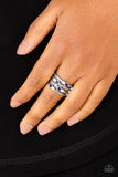 Sparkle Showdown - Blue Ring - Paparazzi Accessories Ring Bedazzle Me Pretty Mobile Fashion Boutique