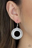 Sparkle Splurge - Silver Earrings - Paparazzi Accessories Earrings Bedazzle Me Pretty Mobile Fashion Boutique