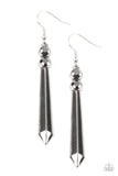 Sparkle Stream - Silver Earrings - Paparazzi Accessories Earrings Bedazzle Me Pretty Mobile Fashion Boutique