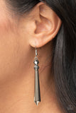 Sparkle Stream - Silver Earrings - Paparazzi Accessories Earrings Bedazzle Me Pretty Mobile Fashion Boutique