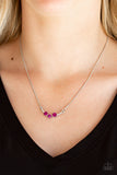 Sparkling Stargazer - Pink Necklace - Paparazzi Accessories Necklace Bedazzle Me Pretty Mobile Fashion Boutique