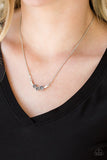 Sparkling Stargazer - Silver Necklace - Paparazzi Accessories Necklace Bedazzle Me Pretty Mobile Fashion Boutique