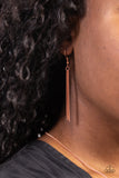 Sparkling Stones - Copper Necklace - Paparazzi Accessories Necklace Bedazzle Me Pretty Mobile Fashion Boutique