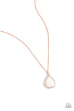 Sparkling Stones - Copper Necklace - Paparazzi Accessories Necklace Bedazzle Me Pretty Mobile Fashion Boutique