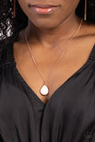 Sparkling Stones - Copper Necklace - Paparazzi Accessories Necklace Bedazzle Me Pretty Mobile Fashion Boutique