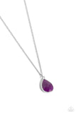 Sparkling Stones - Purple Necklace - Paparazzi Accessories Necklace Bedazzle Me Pretty Mobile Fashion Boutique