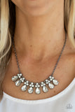 Sparkly Ever After - Black Necklace - Paparazzi Accessories Necklace Bedazzle Me Pretty Mobile Fashion Boutique
