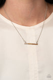 Sparkly Spectrum - Brown Necklace - Paparazzi Accessories Necklace Bedazzle Me Pretty Mobile Fashion Boutique