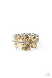 Sparkly State of Mind - Brown Ring - Paparazzi Accessories Ring Bedazzle Me Pretty Mobile Fashion Boutique