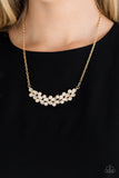 Special Treatment - Gold Necklace - Paparazzi Accessories Necklace Bedazzle Me Pretty Mobile Fashion Boutique