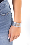 Speckled Sparkle - Brown Bracelet - Paparazzi Accessories Bracelet Bedazzle Me Pretty Mobile Fashion Boutique