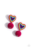 Spherical Sweethearts - Multi Post Earrings - Paparazzi Accessories Post Earrings Bedazzle Me Pretty Mobile Fashion Boutique
