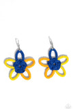 Spin a Yarn - Orange Earrings - Paparazzi Accessories Earrings Bedazzle Me Pretty Mobile Fashion Boutique