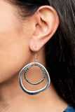 Spinning With Sass - Silver Earrings - Paparazzi Accessories Earrings Bedazzle Me Pretty Mobile Fashion Boutique