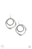 Spinning With Sass - Silver Earrings - Paparazzi Accessories Earrings Bedazzle Me Pretty Mobile Fashion Boutique