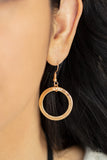 Spiraling Out of COUTURE - Gold Necklace - Paparazzi Accessories Necklace FS-Bedazzle Me Pretty Mobile Fashion Boutique