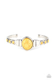 Spirit Guide - Yellow Bracelet - Paparazzi Accessories Bracelet Bedazzle Me Pretty Mobile Fashion Boutique