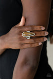 Spiritual Awakening - Brown Ring - Paparazzi Accessories Ring Bedazzle Me Pretty Mobile Fashion Boutique