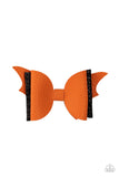 SPOOK-taculer, SPOOK-taculer - Orange Hair Clip - Paparazzi Accessories Hair Clip FS-Bedazzle Me Pretty Mobile Fashion Boutique