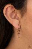 Sporadic Sparkle - Copper Necklace - Paparazzi Accessories Necklace Bedazzle Me Pretty Mobile Fashion Boutique