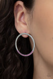 Spot On Opulence - Pink Post Earrings - Paparazzi Accessories Post Earrings Bedazzle Me Pretty Mobile Fashion Boutique
